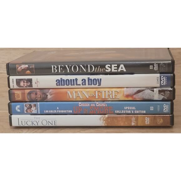 Lot Of 5 Mixed Genre Dvds Pre-owned Untested Movies Discs - Picture 1 of 9